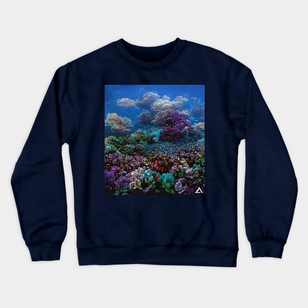 A Coral Reef Crewneck Sweatshirt by Avedaz